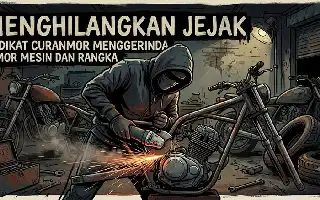 Polda Banten Bongkar Sindikat Curanmor, Belasan Motor Hasil Kejahatan Disita