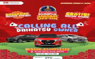 Alun-Alun Kota Depok Jadi Pusat Kemeriahan Festival Daihatsu Kumpul Sahabat