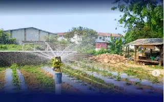 Tingkatkan Produktivitas, Lapas Karawang Pasang Sistem Irigasi Sprinkler Modern di Area Pertanian