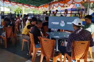 PORDI Halmahera Selatan Sukses Gelar Turnamen Domino Perdana di Desa Tembal