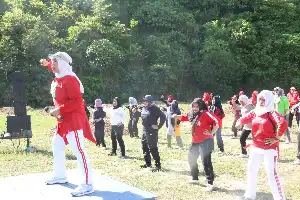 Kampanyekan Hidup Sehat, Pemkab Mandailing Natal Gelar Senam Massal Rayakan HUT RI ke-81