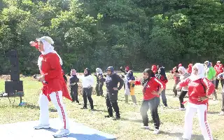 Kampanyekan Hidup Sehat, Pemkab Mandailing Natal Gelar Senam Massal Rayakan HUT RI ke-81
