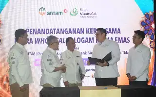 Perkuat Investasi Syariah, Bank Muamalat dan ANTAM Perluas Distribusi Logam Mulia