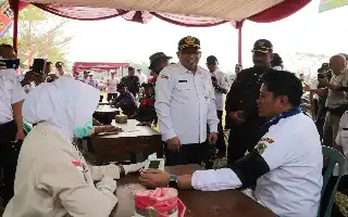 Sinergi Pemkab dan Kodim Banjarnegara: Ratusan Warga Gumelem Kulon Manfaatkan Layanan Kesehatan Gratis TMMD