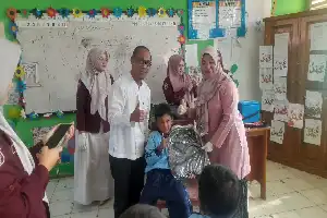 Cara Unik SDN 12 Tanah Garam dan Puskesmas Tarik Minat Siswa Ikuti Bulan Imunisasi