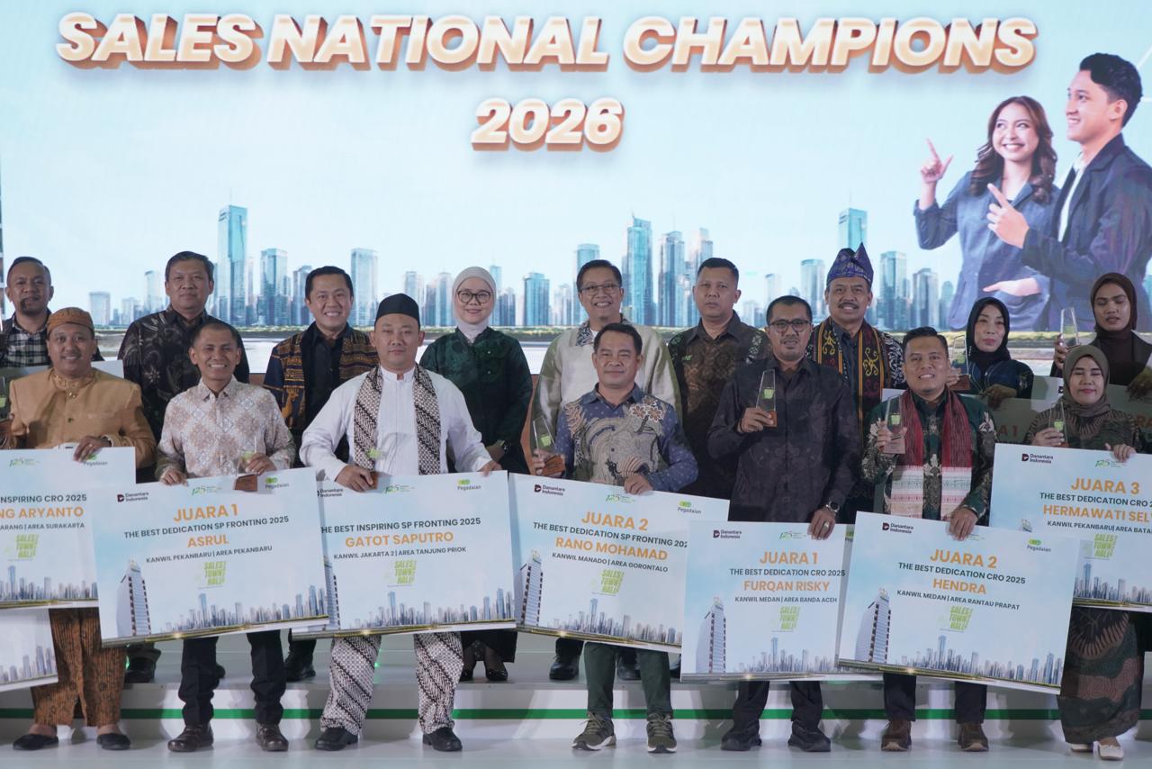Dorong Pertumbuhan Berkelanjutan, Pegadaian Gelar Sales Town Hall 2026