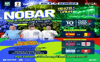 Pemkot Jambi Fasilitasi Nobar Piala Dunia 2026 di Tugu Keris Siginjai, Berdayakan UMKM Lokal
