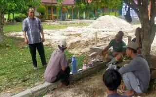 MTsN 4 Bungo Geber Pembangunan Fasilitas Olahraga Jelang Semester Baru