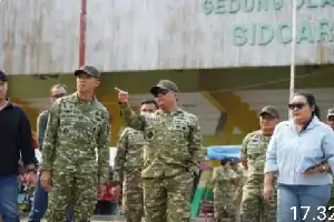 Matangkan Persiapan HUT Ke-60 Korem 084/Bhaskara Jaya, Danrem Cek Langsung Kesiapan Pesta Rakyat di GOR Delta Sidoarjo