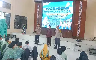 Antisipasi Hoaks Era Digital, Polres Trenggalek Edukasi Siswa SMK 2 Islam Durenan Terkait Teknologi AI