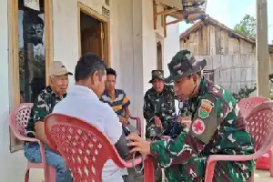 Dekatkan Akses Medis, Layanan Kesehatan Satgas TMMD Lampung Utara Disambut Antusias Warga