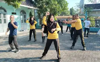 Pererat Sinergitas, Polsek Srandakan Gelar Olahraga Bersama Forkopimkap