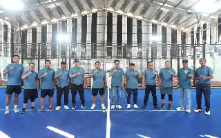 Pererat Sinergi Daerah, Semen Tonasa dan Forkopimda Pangkep Gelar Olahraga Bersama di Lapangan Padel Baru