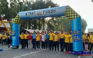 Polda Riau Gelar Olahraga Bersama di CFD Pekanbaru, Perkuat Kedekatan Polri dan Warga