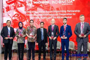 Perkuat Sektor Maritim, Indonesia dan Rusia Jajaki Kemitraan Industri Perkapalan dan Alih Teknologi