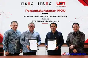 Perkuat Ketahanan Siber Nasional, ITSEC Asia dan PT Len Industri Jalin Sinergi Teknologi dan AI