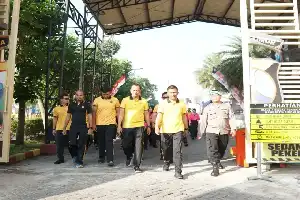 Polresta Sidoarjo Perkuat Kekompakan Personel Jelang Hari Bhayangkara ke-80