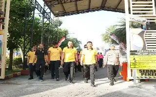Polresta Sidoarjo Perkuat Kekompakan Personel Jelang Hari Bhayangkara ke-80