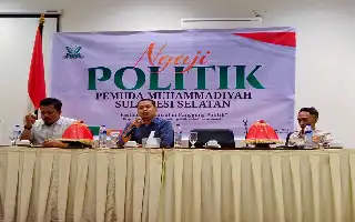 Pemuda Muhammadiyah Sulsel Perkuat Literasi Politik Kader Lewat Forum Ngaji Politik