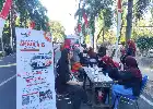 Gandeng Dinkes, Lazismu Maros Gelar Pemeriksaan Kesehatan Gratis di Area Car Free Day