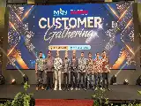 Perkuat Jaringan Pasar Sumatra, PT Mitra Kencana Nusantara Gelar Gathering Perdana Faster Battery di Pekanbaru