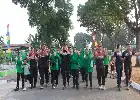 Jaga Kebugaran dan Kekompakan, Keluarga Besar Yonif 305 Kostrad Gelar Olahraga Bersama