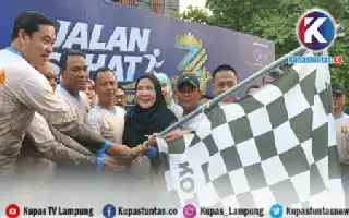 Peringatan HUT Ke-344 Bandar Lampung: Ribuan Warga Ramaikan Jalan Sehat, Tiga Posko Kesehatan Disiagakan