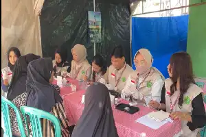 Gandeng Puskesmas, Mahasiswa Universitas Malahayati Gelar Layanan Kesehatan Gratis di Metro Pusat