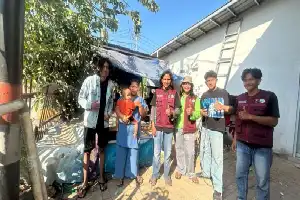 Dorong Kemandirian Pangan, Tim CARA'DE Kenalkan Teknologi Aquaponik dan Aerator di Gowa