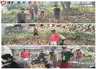 Sambut HUT RI ke-81, Pemuda dan Warga Kampung Cengkok Balaraja Kerja Bakti Siapkan Lahan Perlombaan