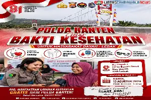 Polda Banten Gelar Bakti Kesehatan Gratis untuk Warga Bayah Lebak