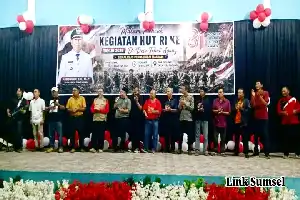 Meriah, Malam Puncak HUT RI ke-81 di Desa Tebat Agung Diwarnai Pembagian Hadiah dan Pentas Seni