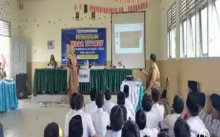 Cegah Kenakalan Remaja, MAN 3 Bungo Gandeng Puskesmas Lubuk Landai Edukasi Siswa Baru Soal Bahaya Rokok dan Narkoba