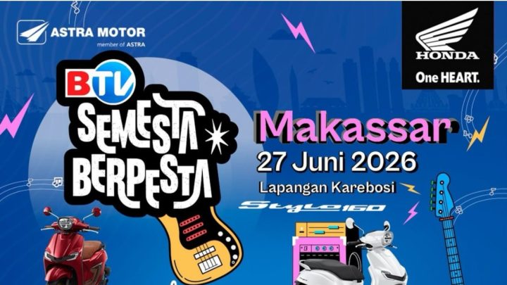 BTV Semesta Berpesta Siap Ramaikan Karebosi Makassar dengan Musik dan Hiburan Keluarga