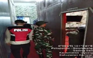 Sasar Hiburan Malam dan Miras Ilegal, Tim Gabungan Segel Warung Remang-Remang di Tapung Kampar