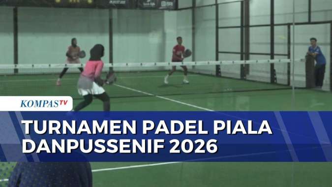 Ajang Padel Piala Danpussenif 2026 Resmi Bergulir di Bandung