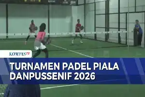 Ajang Padel Piala Danpussenif 2026 Resmi Bergulir di Bandung