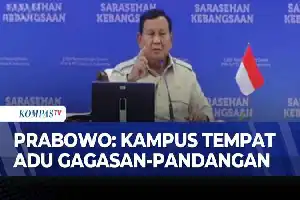 Prabowo Tegaskan Pentingnya Kebebasan Akademik dan Dorong Perguruan Tinggi Fokus pada Sains dan Teknologi