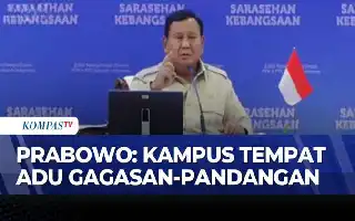 Prabowo Tegaskan Pentingnya Kebebasan Akademik dan Dorong Perguruan Tinggi Fokus pada Sains dan Teknologi