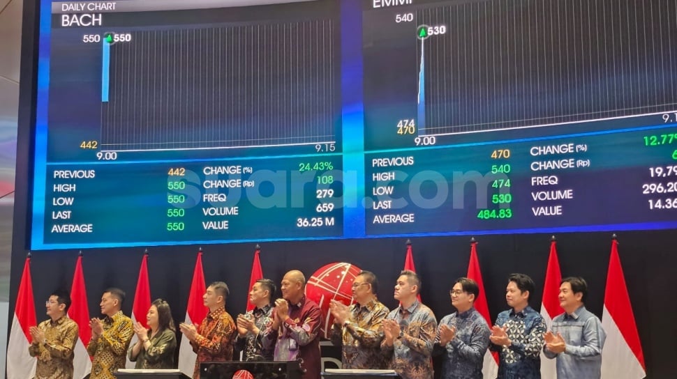 Bursa Efek Indonesia Sambut Dua Emiten Baru: BACH dan EMMI Optimalkan IPO untuk Ekspansi
