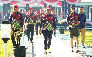 HUT ke-60 Brigif 18 Trisula: Pererat Kemanunggalan TNI dan Masyarakat Lewat Fun Bike