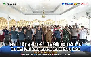 Rusdi Hidayatullah Terpilih Aklamasi Pimpin KONI Rokan Hulu Periode 2026–2030