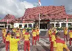 Jaga Prima Fisik Personel, Polres Seruyan Gelar Olahraga Bersama di Kuala Pembuang