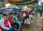 Perkuat Sinergi TNI dan Warga, Danramil Cup Reteh Padukan Turnamen Voli dan Bazar UMKM