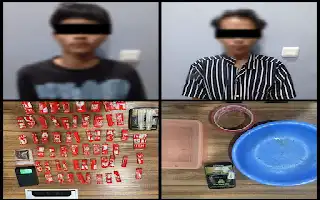 Polresta Serang Kota Ringkus Dua Pengedar Tembakau Sintetis di Ciruas