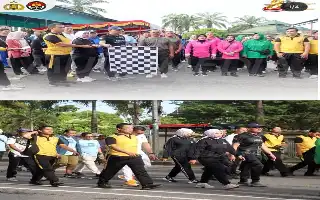 Polres Pasaman Barat Gelar Olahraga Bersama Masyarakat dalam Rangka HUT Bhayangkara Ke-80