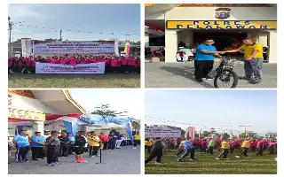 Jalan Santai HUT Bhayangkara ke-80 Pererat Sinergi Forkopimda, TNI-Polri, dan Warga Pelalawan