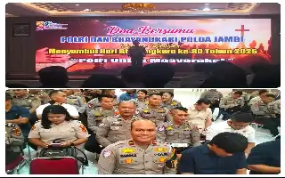 Sambut Hari Bhayangkara ke-80, Ditlantas Polda Jambi Perkuat Kebersamaan Lewat Doa dan Olahraga