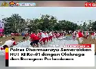 Meriahkan HUT ke-81 RI, Polres Dharmasraya Pererat Soliditas Melalui Olahraga dan Lomba Tradisional