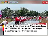 Meriahkan HUT ke-81 RI, Polres Dharmasraya Pererat Soliditas Melalui Olahraga dan Lomba Tradisional